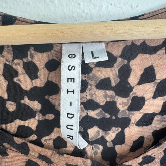 Osei Duro Layer dress in snakebite size L - Picture 5 of 9